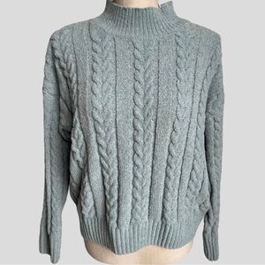 Hippie Rose Blue Sweater Size Medium